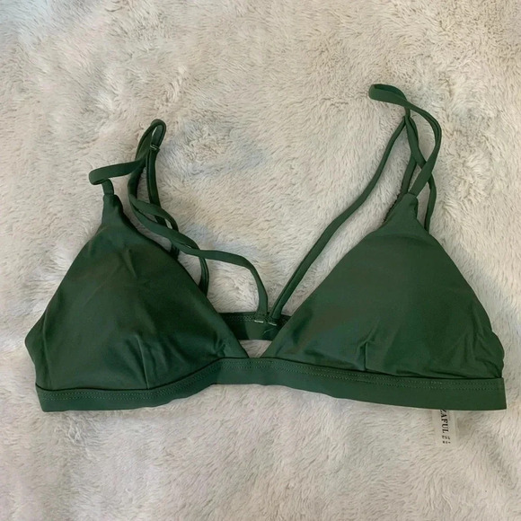 Zaful Other - Zaful sz Small Green Bikini Top